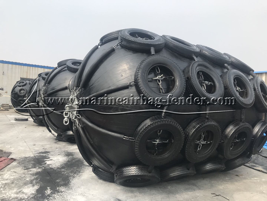 Морской пневматический резиновый бампер для защиты судов и доков 50kpa 80kpa