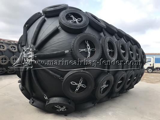 Морской пневматический резиновый бампер для защиты судов и доков 50kpa 80kpa