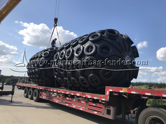 Морской пневматический резиновый бампер для защиты судов и доков 50kpa 80kpa